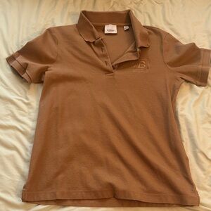 Burberry Tan Polo Shirt